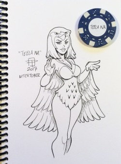 callmepo:Witchtober day 5: Teela Na (The Sorceress) from He Man