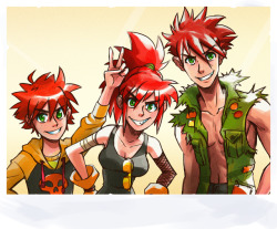 peppertode: Think of them as Gurren Lagann + the Weasleys. First