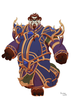 warchiefeny:Commission done for @actualpanda of his Pandaren