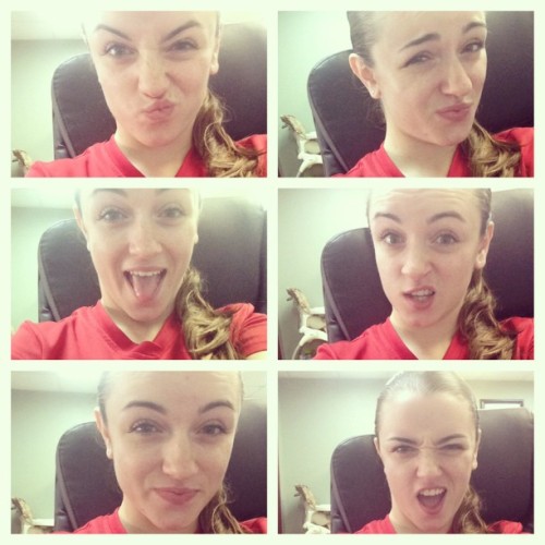 Being a little silly ðŸ˜œðŸ˜‹âœŒ#picstitch #work #silly #faces #emotions #bored #assistant #pandora #ugly