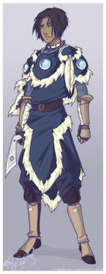 colouredcharacters:  Warrior Sokka     