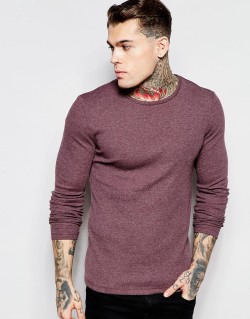 menstylica:    ASOS Rib Extreme Muscle Long Sleeve T-Shirt In