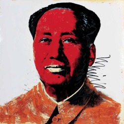andywarhol-art:   Mao  1972   Andy Warhol   