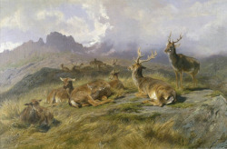 rosa-bonheur: Landscape with Deer, Rosa Bonheur https://www.wikiart.org/en/rosa-bonheur/landscape-with-deer-1887