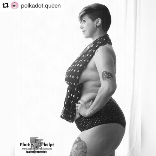 #Repost @polkadot.queen ・・・ Side view…a smirk…just me!  Another pic from my first photo shoot with @photosbyphelps  #polkadotqueen  #polkadotrenee #bodypositivity #bodypositive #bodyposi #curves #bbw #womenwithcurves #womenwithconfidence