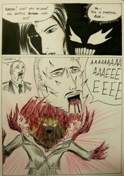 Kate Five vs Symbiote comic Page 105  Balthus make him go ‘splodey!