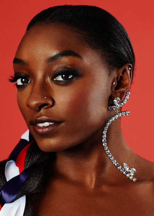 thequeensofbeauty:  SIMONE BILES by Kennedi Carter for Glamour,