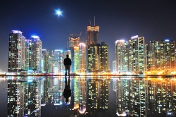 bobbycaputo:12 Crystal Clear Reflections of Skyscrapers in Busan