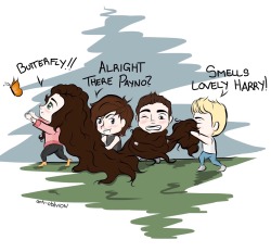 anti-oblivion:  Rapunzel!Harry  Because we all know this is how
