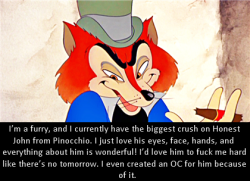 dirtydisneyconfessions:  I’m a furry, and I currently have