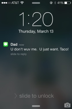 thatfunnyblog:  U just want. Taco!