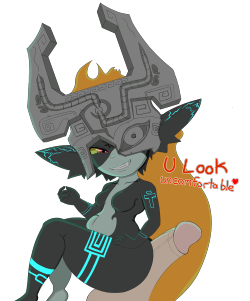 shorty-stories:  Midna’s helmet is stupid and i hate it.  