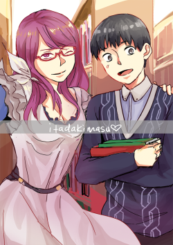 faiell:  selfies with kaneki!sometimes i hate my sense of humor