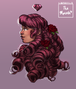 the-mmochi: A quick lil doodle of Rose~