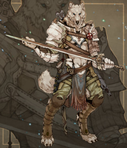 Armored Werewolf by WhiteRum 