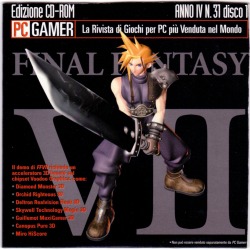 vgjunk:  PC Gamer magazine Final Fantasy VII demo disc. 