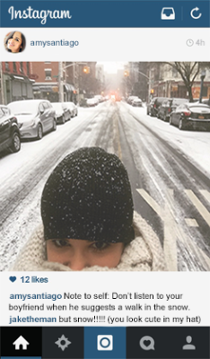 gabby-dawson:  jake and amy + instagram + established relationship (click