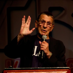 Saddened to hear of the passing of Leonard Nimoy, now one with