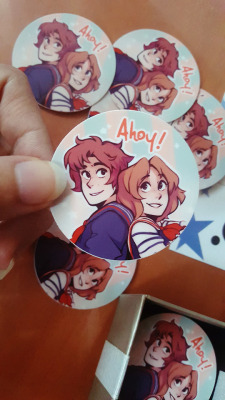 the stickers arrived! 8′) I thought there would be a margin