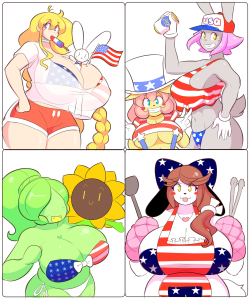 theycallhimcake:  Patriotism! Boobs! Here are those things mashed