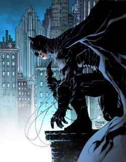 cyberclays:   Gotham’s Avenger  - Batman fan art  Pencils and