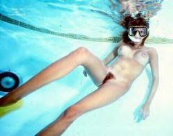 Nude underwater