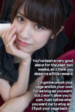 wafuu-chastity:  Is this a reward or is it more like a cruel