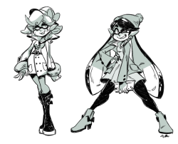 z0mbiraptor:  Doodle some winter outfits design of my favorite