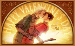 Happy Valentine’s Day: Draco x Harry (Harry Potter) by