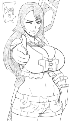 planetofjunk:  Just a sketch of Sharla, from Xenoblade Chronicles.