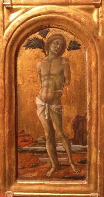 ganymedesrocks:  abrighterhellas: Saint Sebastian (ca. 1490)