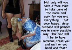 sissyprincessjennifer:  Why you should sissify your husband 