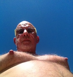 suitedsubmissive:  Hairy dad with amazing nips!  I’d love
