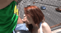 melbournedominant:  This public blowjob on a freeway overpass