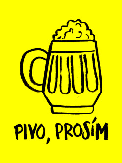 czechlessons:  first lesson — pivo, prosím / beer, please