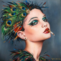 pixography:  Brian Viveros ~ “Feathers”, 2015