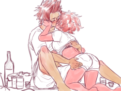 mochaa-whipped-cream:  got caught up in kirimina feels so i made