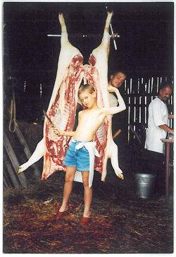 jaremko:  Angel and a dead pig When I was little I spent holidays
