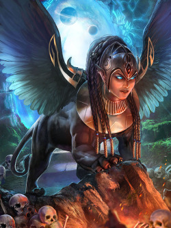 hidekee:  Sphinx by Reddress  Oooh it’s always nice to