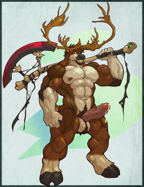 grimfaust:Big ole handsome ‘bou for @HornetV2 on Twitter