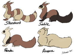 selkiegal:  I’m sure someone’s already done furret but BANDWAGON