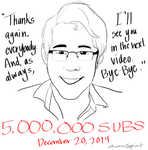 auroraspirit:   I know I’m a little late to the 5,000,000 subscriber party for Markiplier, but better late than never, am I right? Congratulations, Markiplier! ~ AuroraSpirit