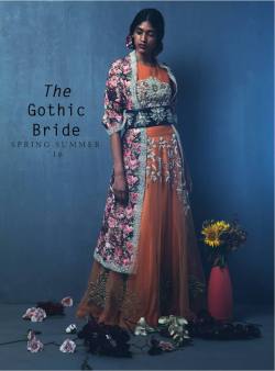 strictly-indian-fashion:  “The Gothic Bride” by Bhumika Sharma