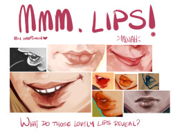 haxpunch:  As requested, a tutorial on how I approach lips. This