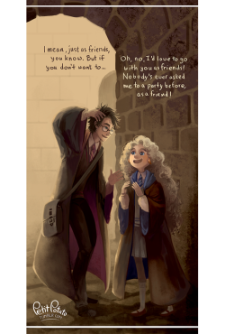 petitpotato:This part, where Harry asks Luna to Prof. Slughorns