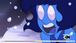 “I’m Lapis Lazuli and you can’t keep me trapped here anymore!”Screen