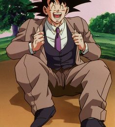 jasoncanty01:  57fandom59:  My Boy Goku in suits ^v^   This