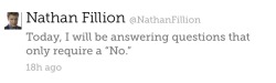 writingonthecastlewalls:  The Best of Nathan Filion’s “No