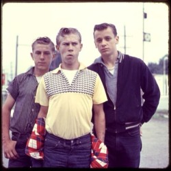 pomadeshop:  Cool Boys! #vintage #photo #50s #gang #vintagestyle