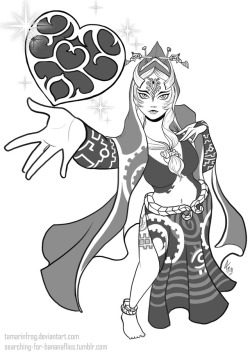searching-for-bananaflies: Here’s true Midna commission for @starroadwarrior.